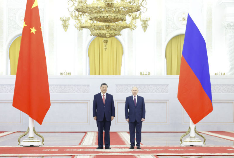 习近平同俄罗斯总统普京会谈(图3)