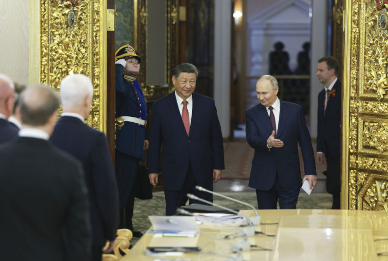 习近平同俄罗斯总统普京会谈(图4)