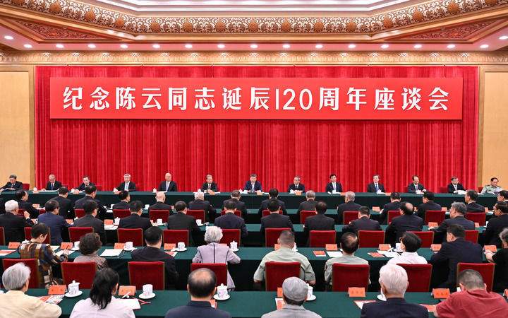 中共中央举行纪念陈云同志诞辰120周年座谈会 习近平发表重要讲话(图2)